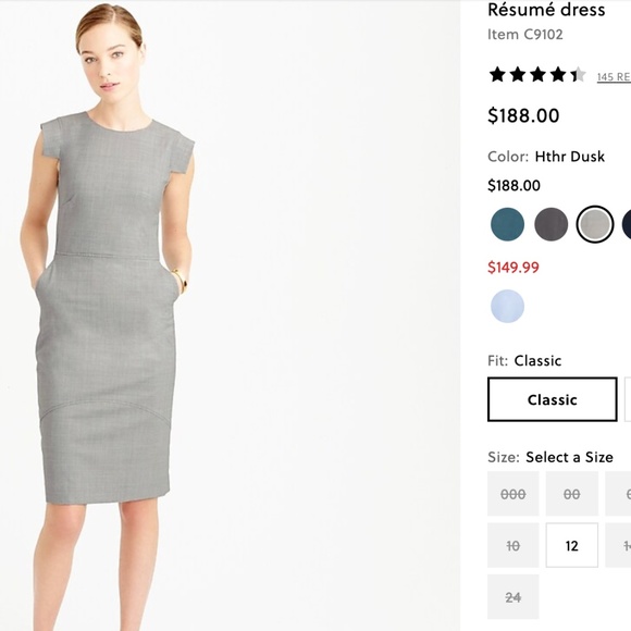 ❌SOLD❌ J. Crew The Resume Sheath Dress - Picture 7 of 7